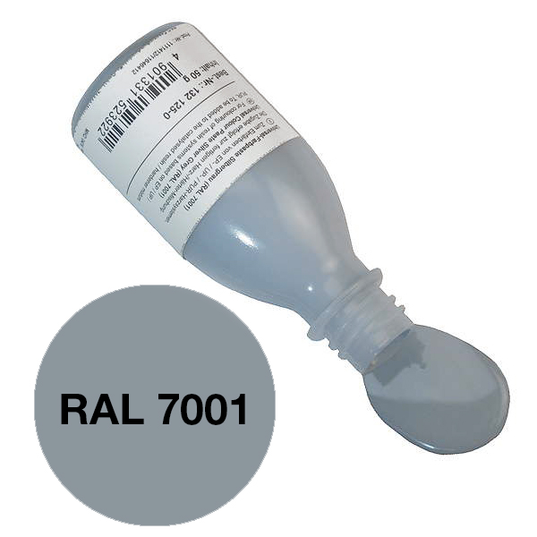 Universal-Farbpaste silbergrau, Flasche/ 50 g (RAL 7001)