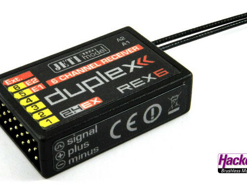 DUPLEX 2.4EX Empfänger REX 6 technische Daten: Gewicht [g] 11 Abmessungen [mm] 38 x 25 x 11 Kanäle 6 Telemetrie Ja