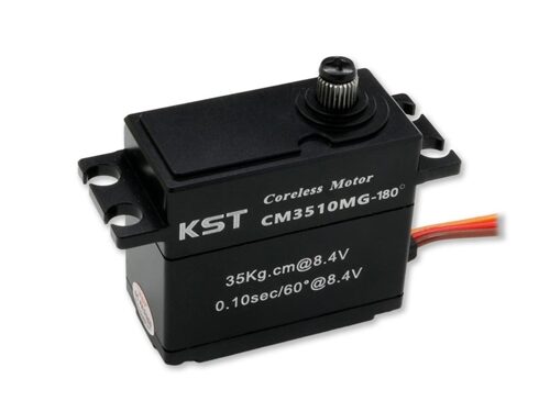 KST CM3510MG V6.0 180° Version Servo - Digitales Coreless-Servo mit 35 kgf.cm bei 8,4V und IP65 Wasserschutz