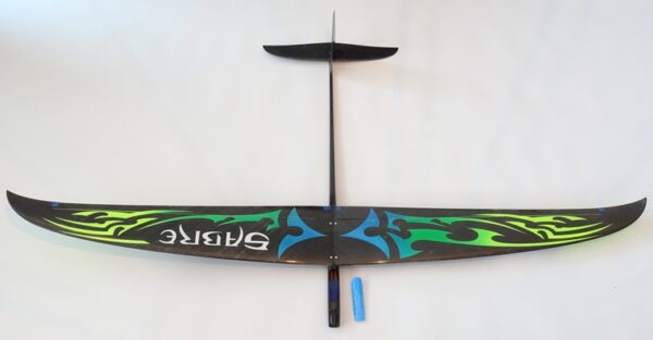 sabre-f5k-segler-gelb-weiss-obenansicht