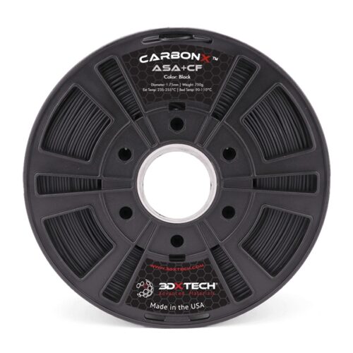 3DXTech CarbonX™ ASA+CF 750g – 750 g Rolle, UV-beständig, carbonfaserverstärkt