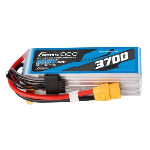 Gens Ace 6S 3700mAh 60C LiPo Akku mit XT90 Stecker für Helis und Segler