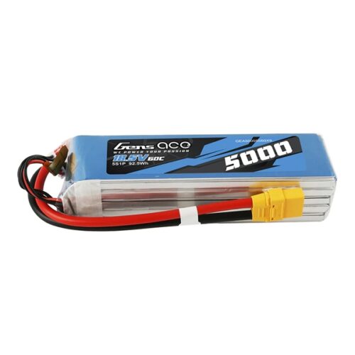 Gens Ace 5S 5000mAh 60C LiPo Akku mit XT90 für RC-Modellflugzeuge und Helikopter