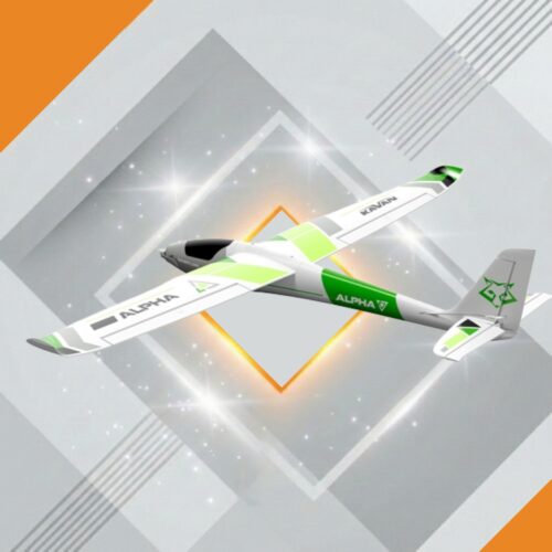 RC Anfänger Flugzeug - KAVAN Alpha V2 RC Segelflugzeug grün