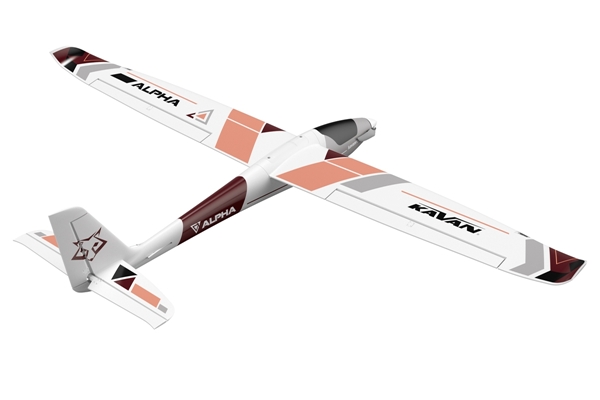 KAVAN Alpha V2 RC Segelflugzeug rot