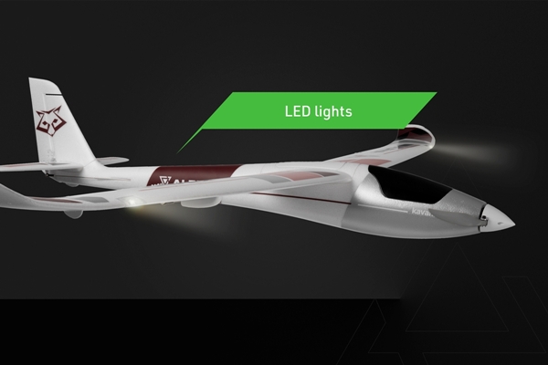 KAVAN Alpha V2 RC Segelflugzeug rot – Bild 9