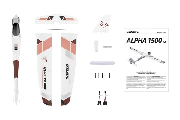 KAVAN Alpha V2 RC Segelflugzeug rot – Bild 8
