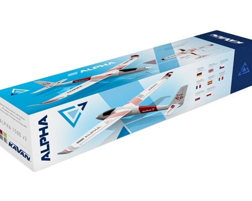 Alternative view of KAVAN Alpha V2 RC Segelflugzeug rot