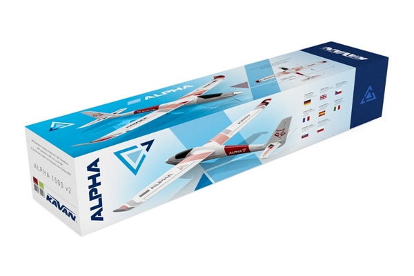 KAVAN Alpha V2 RC Segelflugzeug rot – Bild 2