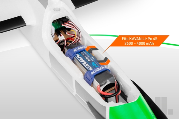 KAVAN Pulse RC Segelflugzeug Grün – Bild 21