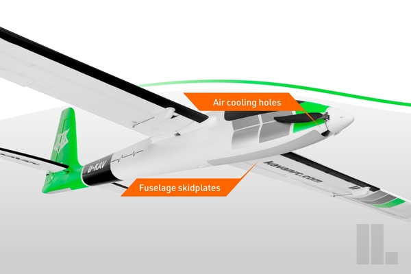 KAVAN Pulse RC Segelflugzeug Grün – Bild 9