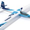 KAVAN Swift S1 ARF 2400mm blau – Frontansicht des RC-Segelflugzeugs.
