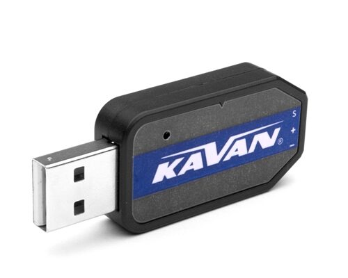 KAVAN GO Servo USB-Programmiergerät Seitenansicht zur Programmierung von GO-Servos