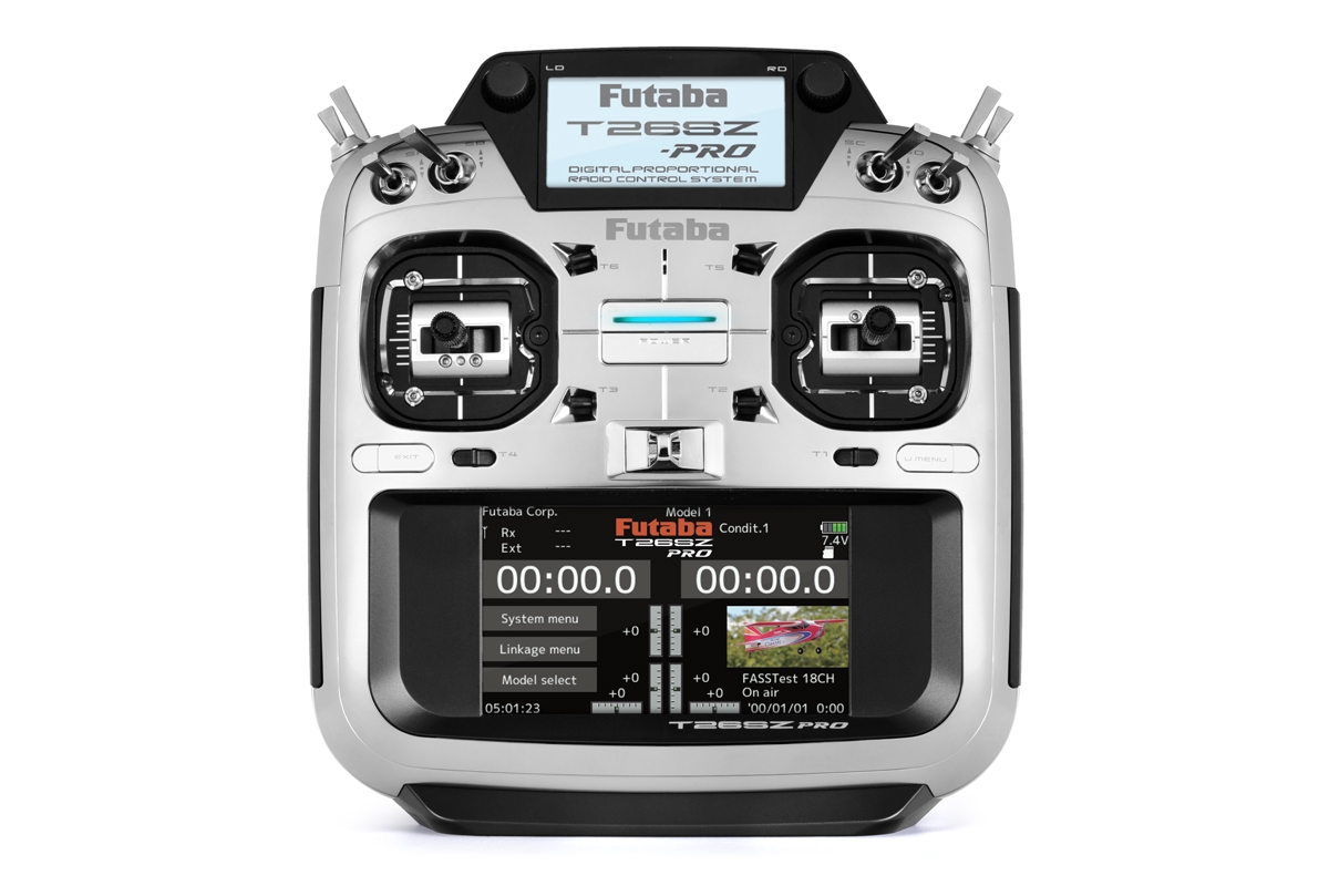 Futaba 26SZ Pro Fernsteuerung mit R7214SB Empfänger im Set
