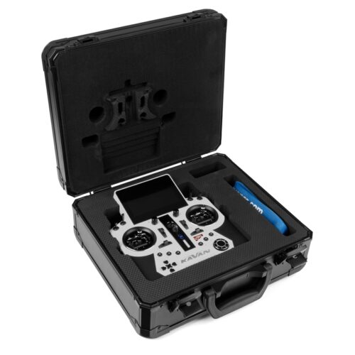 KAVAN V20 Pro Sender weiß im geöffneten Koffer