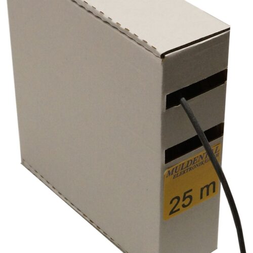 Muldental Silikon-Litze schwarz