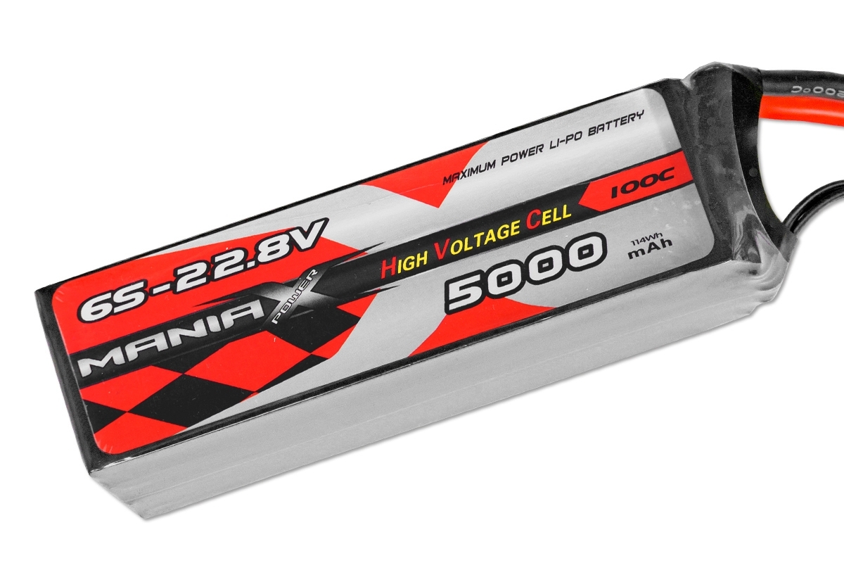 ManiaX LiHV 22.8V 5000mAh 100C 6S RC Akku MAX7002