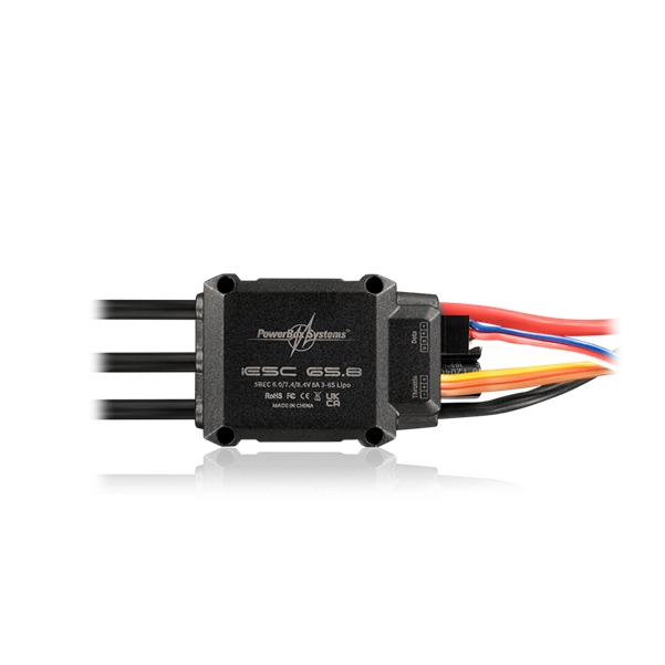 PowerBox iESC 65.8 Brushless Regler in Rückansicht