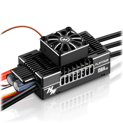 Hobbywing Platinum Pro V5.1 150A Regler mit montiertem Lüfter