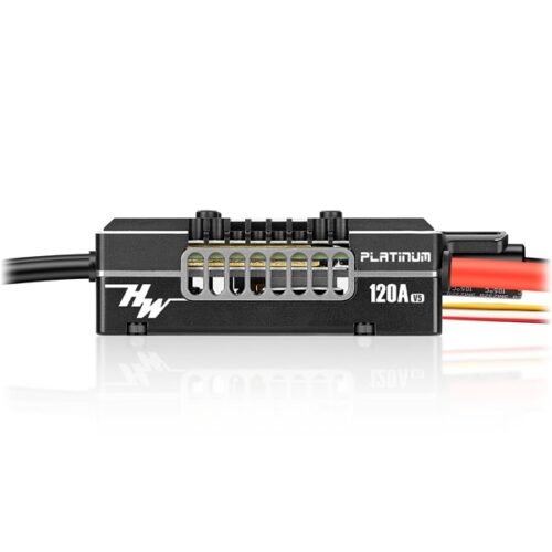 Hobbywing Platinum Pro V5 120A Regler in der Seitenansicht
