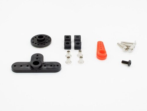 KST CM653 Low Profile HV Servo mit Servohebeln und Befestigungszubehör