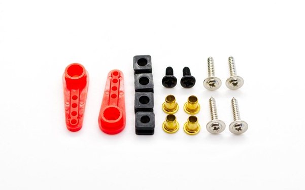 Zubehör für KST X20-3612 Brushless HV Servo mit Servohebeln und Befestigungsmaterial