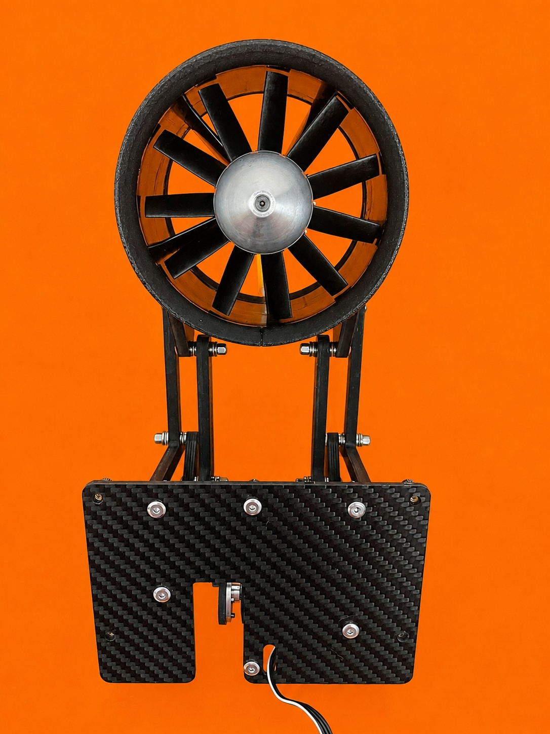 AeroSnap 100 Klappimpeller mit WeMoTec-Impeller in ausgeklappter Frontansicht