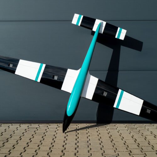 Unterseite des Tomahawk KOBUZ Carbon 3,20 m in Petrol-Schwarz