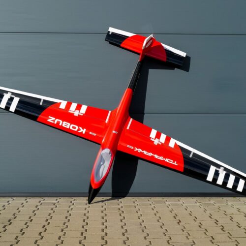 Tomahawk KOBUZ Carbon 3,20 m in Rot-Schwarz von oben