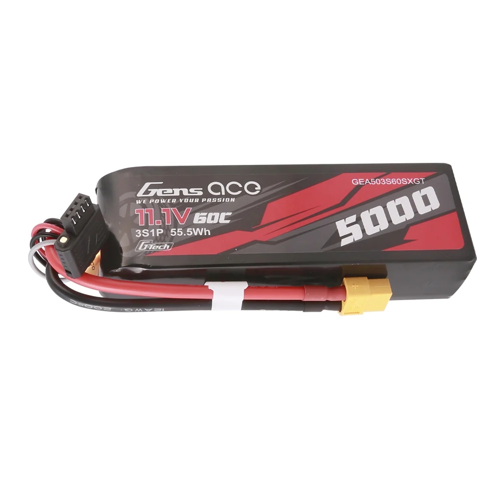 Gens Ace 3S 5000mAh LiPo Akku mit XT60-Stecker