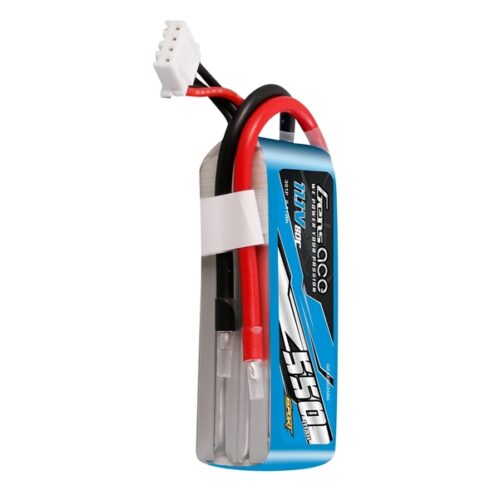 Gens Ace 3S 550mAh 80C LiPo Akku Seitenansicht