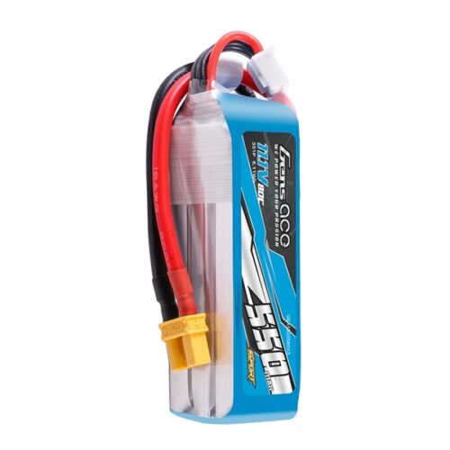 Gens Ace 3S 550mAh 80C LiPo Akku in Seitenansicht