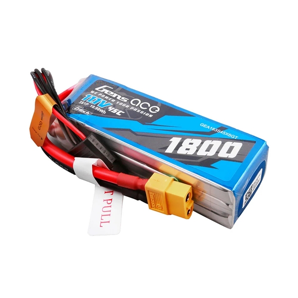 Gens Ace G-Tech 1800mAh 3S LiPo Akku 45C Seitenansicht