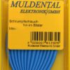 Muldental Schrumpfschlauch blau aus Polyolefin, 1 Meter