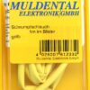 Muldental Schrumpfschlauch gelb aus Polyolefin, 1 Meter