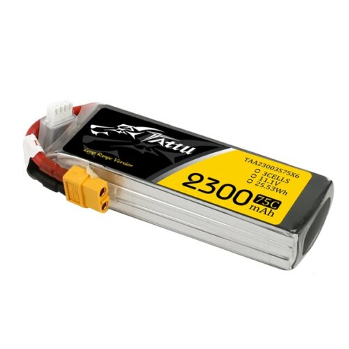 Tattu 3S 2300mAh 75C LiPo Akku XT60