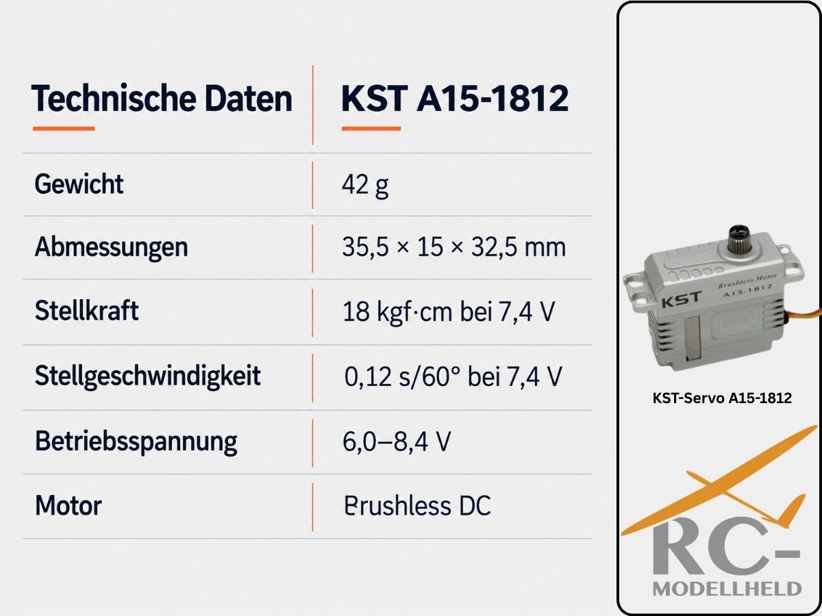 RC-Servo von KST A15-1812