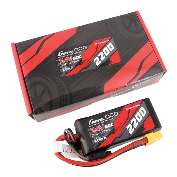 Gens Ace 2S 2200mAh LiPo Akku mit Verpackung
