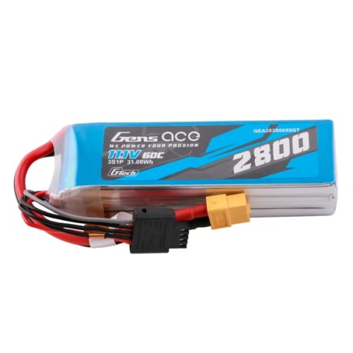 Gens Ace 3S 2800mAh 60C LiPo Akku mit XT60-Stecker