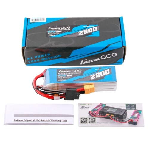 Gens Ace 3S 2800mAh 60C LiPo Akku mit Verpackung