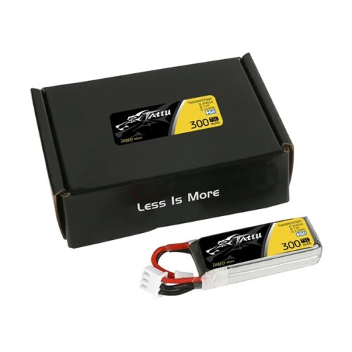 Tattu 2S 300mAh 75C HV LiPo Akku mit Verpackung